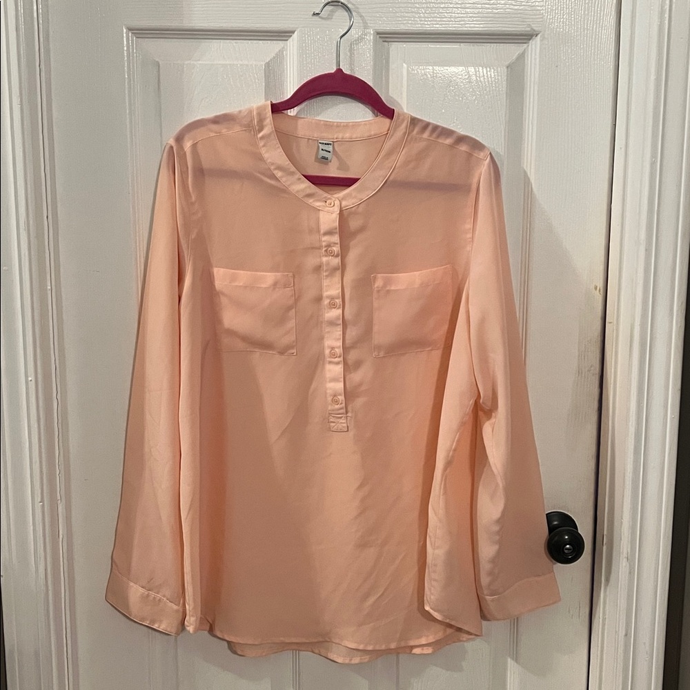 Old Navy Peach Blouse